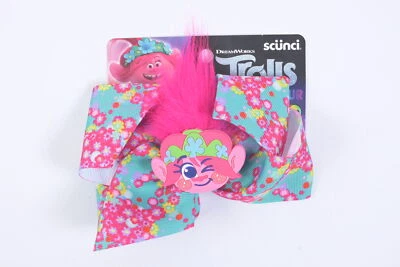 New Scunci Trolls Bow Clip Salon Clip 1CT - Image 1 of 4