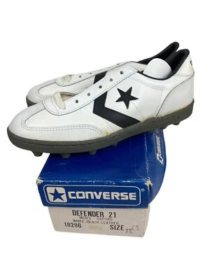 Converse Vintage 80s Football Shoes Defender 21 Mens Cleats Deadstock 7.5 18286 - Image 1 of 4