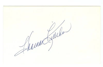 Harmon Killebrew Autographed 3x5 Index Card SGC Authentic - Image 1 of 2