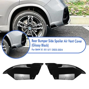 Gloss Black Rear Bumper Side Corner Cover Trim Fit For BMW X1 iX1 U11 2023-2024 - Bild 1 von 13