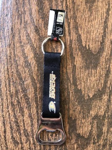 Anaheim Ducks NHL Keychain & bottle  opener Lanyard. New with tags Cover