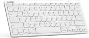 🔥🔥Arteck Ultra-Slim Bluetooth Keyboard Compatible w/ iOS, Android, Windows🔥🔥 - Picture 1 of 4
