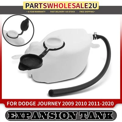 Coolant Reservoir Tank for Dodge Journey 2009 2010-2020 L4 2.4L with Cap & Hose - Image 1 of 4