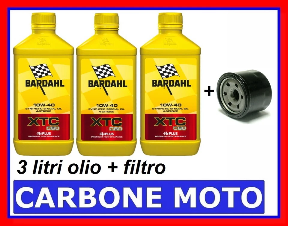 KIT TAGLIANDO KAWASAKI VERSYS 650 dal 2007 al 2020 OLIO BARDAHL E FILTRO