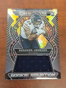 Roschon Johnson 2023 Obsidian Rookie Eruption /199 RC Bears - Picture 1 of 2