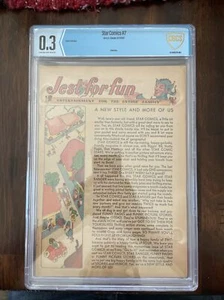 Star Comics 7 Coverless October 1937 CBCS 0.3 Rare - Picture 1 of 4