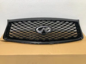 NEW 18-22 Infiniti Q50 Sport Black Grille W/ Radiant Illuminated Emblem OEM - Picture 1 of 9
