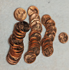 1954-d unc cent 39pc lot /  part roll us coin Lincoln  wheat one cent