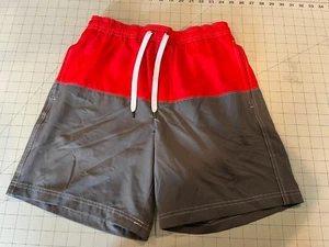 Men's 30” Waist Red/Gray Sonoma Goods For Life 7" Full Elastic-Waistband Swim Tr - Picture 1 of 12