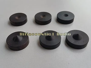 3set hifi 23mm Speaker Spike ebony Wood Stand Feet Spikes base  - Picture 1 of 4