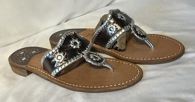Jack Rogers Sandals Bronze /Silver Sz 10M New Without Box - Image 1 of 4