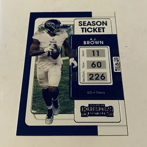 2021 Panini Contenders - A.J. Brown #96 - Football Trading Card - Picture 1 of 2