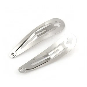 Blank Hair Clips 20pcs Antique Silver Tone - 5cm Wedding Diy Design Accessorises - Picture 1 of 4