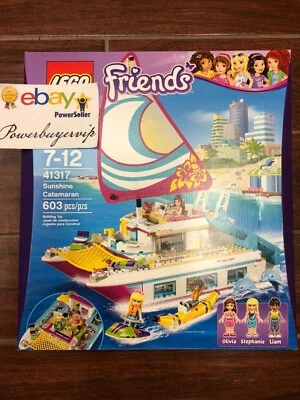 NEW🔥 Lego Friends LEGO 41317 Sunshine Catamaran Building Kit Girl Toy 🔥2DayGet - Image 1 of 4