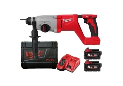 Milwaukee M18 BLHACD26 BL 2x5.0Ah 18V sin llave 1270Rpm 4600Bpm 2.6J *Cargador_220V Foto 1 de 4