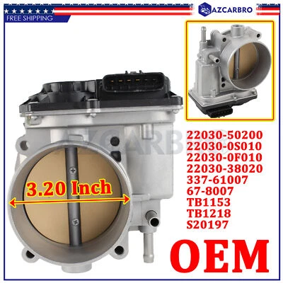 Válvula de control de aire del cuerpo del acelerador TB1153 TB1218 S20197 para Toyota Lexus 4,7 L 5,7 L Foto 1 de 4