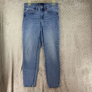 Gap Denim Womans 28 Denim Jeans Blue Skinny Curvy Legging Mid Rise Stretch - Picture 1 of 15