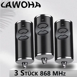 3 Stück Handsender für Hörmann Ersatz BS BiSecur 2 Kanal 868 MHz. HSE2-868-BS - Bild 1 von 6