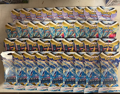 Pokemon Tcg Silver Tempest Sleeved 36 Booster Packs Same As Booster Box • 111.37$