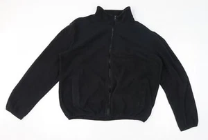 Chaqueta negra New Look para hombre talla M con cremallera - Imagen 1 de 10