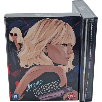 UNIVERSAL STUDIOS Atomic Blonde 4K Ultra HD + Blu-ray SteelBook Collector Numérotée 2000 Ex Libre