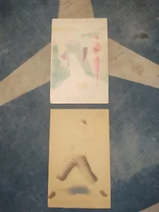2-PC792 1910 geprägte erhöhte Relief Baseball Postkarten - ex + Zustand - Bild 1 von 5