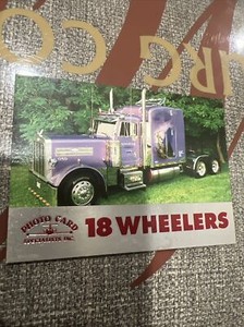 Vintage trading card Truck 18 Wheelers 1994 379 Peterbilt,  Caterpillar P3🔥1006