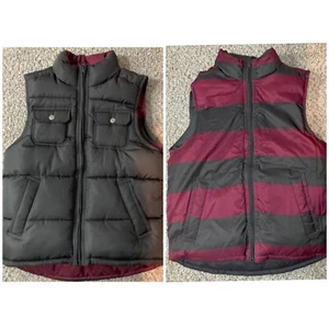 GAP Kids Reversible Puffer Vest Large - Picture 1 of 6