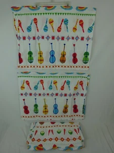 The Company Store Fiesta / Mexico Flat Sheet & 2 Pillow Shams~ Made in Portugal - Picture 1 of 8