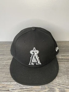 New Era 9Fifty 950 MLB Los Angeles Angeles Black Snapback Hat - Bild 1 von 8
