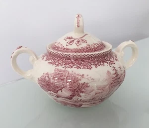 Zuckerdose Villeroy & Boch Burgenland rot 186/19 - Bild 1 von 6