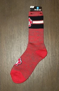 NEW FOR BARE FEET SOUTH DAKOTA UNIVERSITY SOCKS SIZE LG MENS 10-13 - Picture 1 of 3