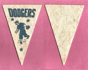 Vintage 1940er Brooklyn Dodgers Baseball Wimpel! WOW - Bild 1 von 2