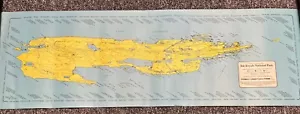 1987 Michigan Map Keweenaw County Isle Royale National Park Robert M Linn - Picture 1 of 14