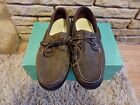 Clarks Mens Quay Port Lace Up Boat Shoes UK 8 1/2 G  Brown New Boxed