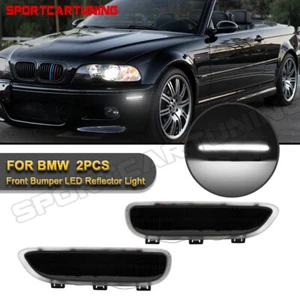 Luz de parachoques lateral LED para 99-03 BMW E46 2D 325Ci 330Ci Coupe 01-06 E46 M3 - Imagen 1 de 12