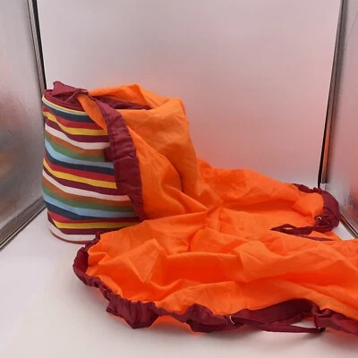 Toy Storage Organizer Bag w Play Mat Collapsible Basket for Legos  & Blocks - Image 1 of 4