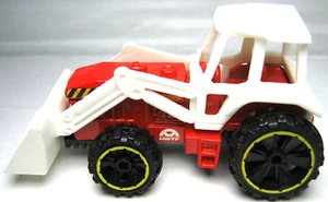 HOT WHEELS LOADER TRACTOR STUNT CIRCUIT RED & WHITE DIECAST - DATE ERROR PRODUCT - Picture 1 of 14