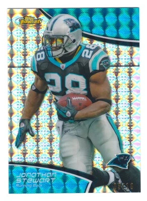2011 Topps Finest Jonathan Stewart #43 Mosaic Refractor Parallel SSP #/10 - Image 1 of 3