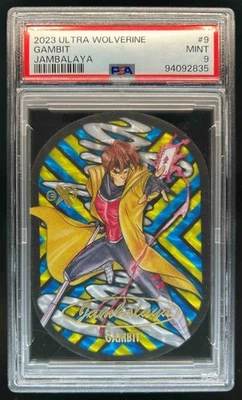 2023 Fleer Ultra Marvel Wolverine Gambit Jambalaya #9 OF 30 PSA 9 - Image 1 of 2