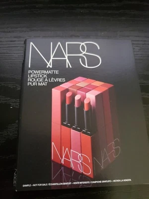 NARS ~ Powermatte lipstick Sample Card with 4 Shades - Image 1 of 4