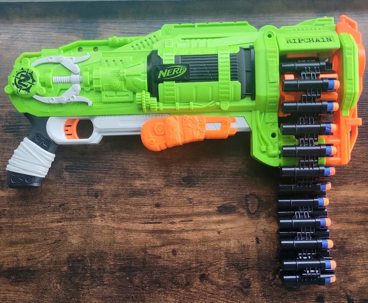 NERF RIPCHAIN トイガン グリーン・オレンジ NERF RIPCHAIN トイガン