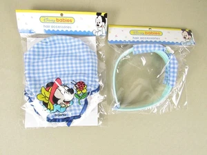 Minnie Mouse Headband Lot New Sealed *Vintage* Dead Stock Blue Disney Babies - Picture 1 of 5