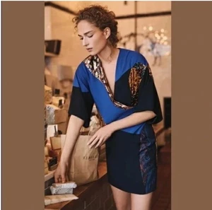 Anthropologie HD in Paris Camellia Shift Dress in Multi Colors Size 6 - Picture 1 of 4