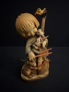 Vintage ANRI Quintet J. Ferrandiz Wood Carving - Rare 6" Figurine Italy - Picture 1 of 14