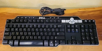 Dell Deluxe SK-8135 Wired Mechanical Keyboard Black  2 USB Imputs - Image 1 of 4