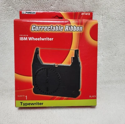 TWO (2) Porelon #11413 Correctable Ribbon IBM Wheelwriter Typewriter Sealed OEM - Image 1 of 4