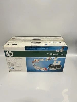 NEW HP Officejet J3680 All-In-One Inkjet Printer Fax  Copier  - Image 1 of 4