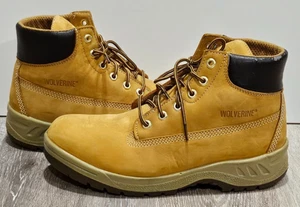 Wolverine Leder Arbeitsstiefel Herren 9,5M hellbraun ölbeständige Laufsohle " - Bild 1 von 11