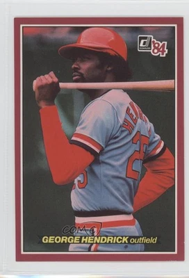 1984 Donruss Action All Stars George Hendrick #32 - Image 1 of 2